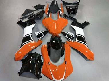 Best 15-19 Gloss Orange White and Black Yamaha R1 Motorcycle Fairings