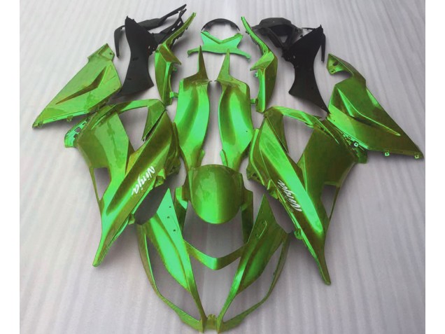 16-19 Candy Green Gloss Kawasaki ZX10R Motorcycle Fairings