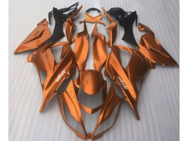 Best 16-19 Candy Orange Gloss Kawasaki ZX10R Motorcycle Fairings