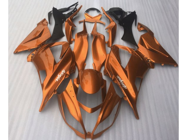 16-19 Candy Orange Gloss Kawasaki ZX10R Motorcycle Fairings