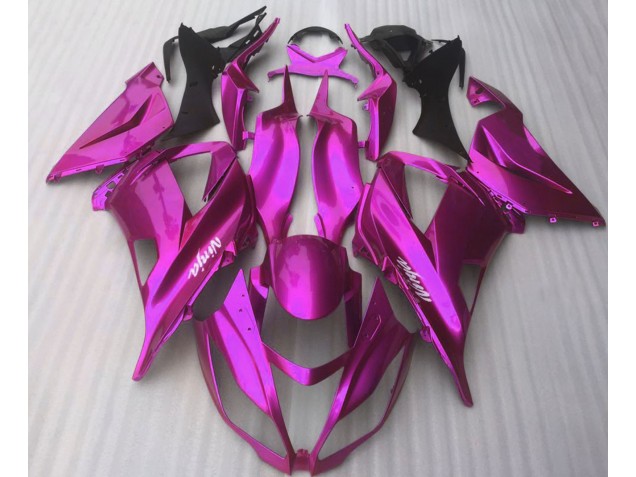 16-19 Candy Pink Gloss Kawasaki ZX10R Motorcycle Fairings