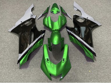 Best 17-21 Cement Black and Green Yamaha R6 Motorcycle Fairings