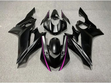 Best 17-21 Matte Black & Pink Accents Yamaha R6 Motorcycle Fairings