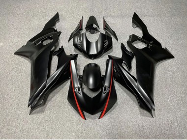 Best 17-21 Matte Black & Red Accents Yamaha R6 Motorcycle Fairings