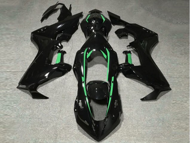 17-23 Gloss Black & Forest Green Lining Honda CBR1000RR Motorcycle Fairings