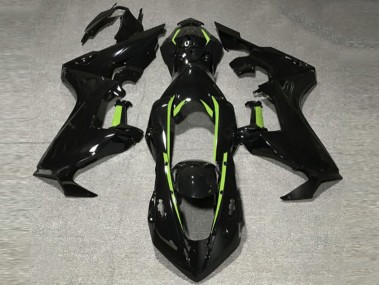 Best 17-23 Gloss Black & Lime Green Lining Honda CBR1000RR Motorcycle Fairings