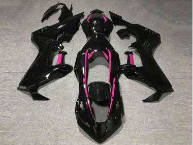 Best 17-23 Gloss Black & Pink Lining Honda CBR1000RR Motorcycle Fairings