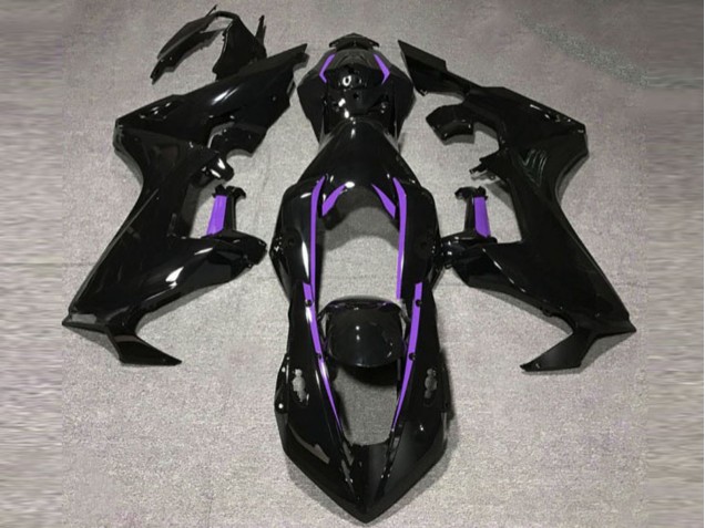 17-23 Gloss Black & Purple Lining Honda CBR1000RR Motorcycle Fairings