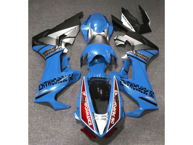 17-23 Gloss Blue & Red Honda CBR1000RR Motorcycle Fairings