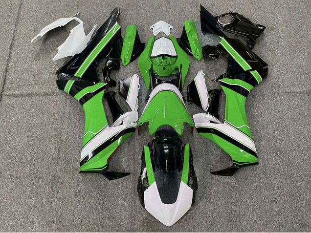 17-23 Gloss Green White and Black Honda CBR1000RR Motorcycle Fairings