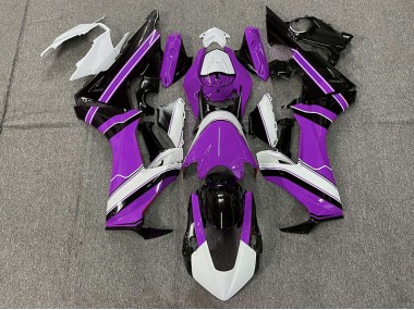 Best 17-23 Gloss Purple White and Black Honda CBR1000RR Motorcycle Fairings