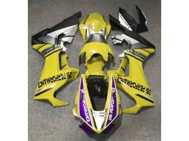 Best 17-23 Gloss Yellow & Purple Honda CBR1000RR Motorcycle Fairings