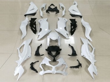 Best 19-23 Gloss White Kawasaki ZX6R Motorcycle Fairings