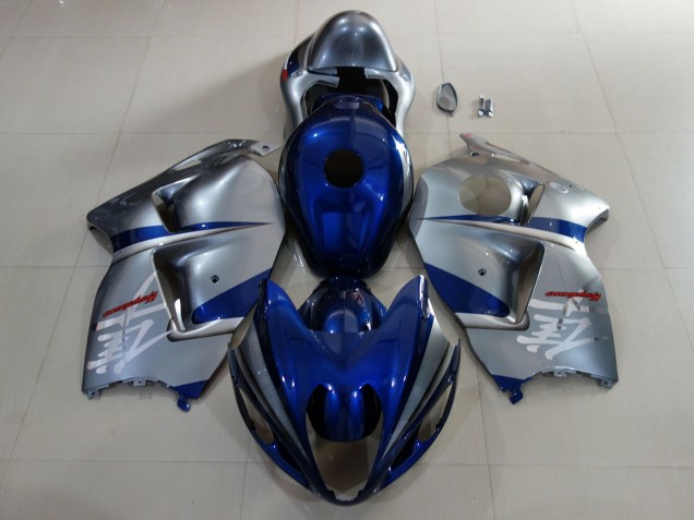 97-07 Deep Blue & Silver Suzuki GSXR 1300 Hayabusa Motorcycle Fairings