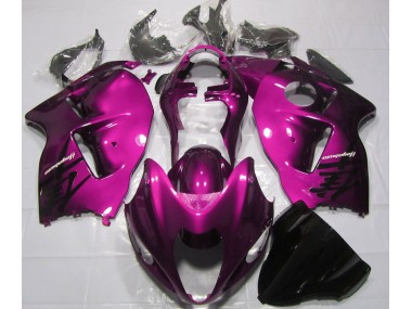 Best 97-07 Deep Pink Suzuki GSXR 1300 Hayabusa Motorcycle Fairings