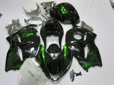 Best 97-07 Electric Green Suzuki GSXR 1300 Hayabusa Motorcycle Fairings