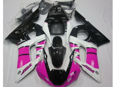 Best 98-02 Gloss Pink and Black Yamaha R6 Motorcycle Fairings